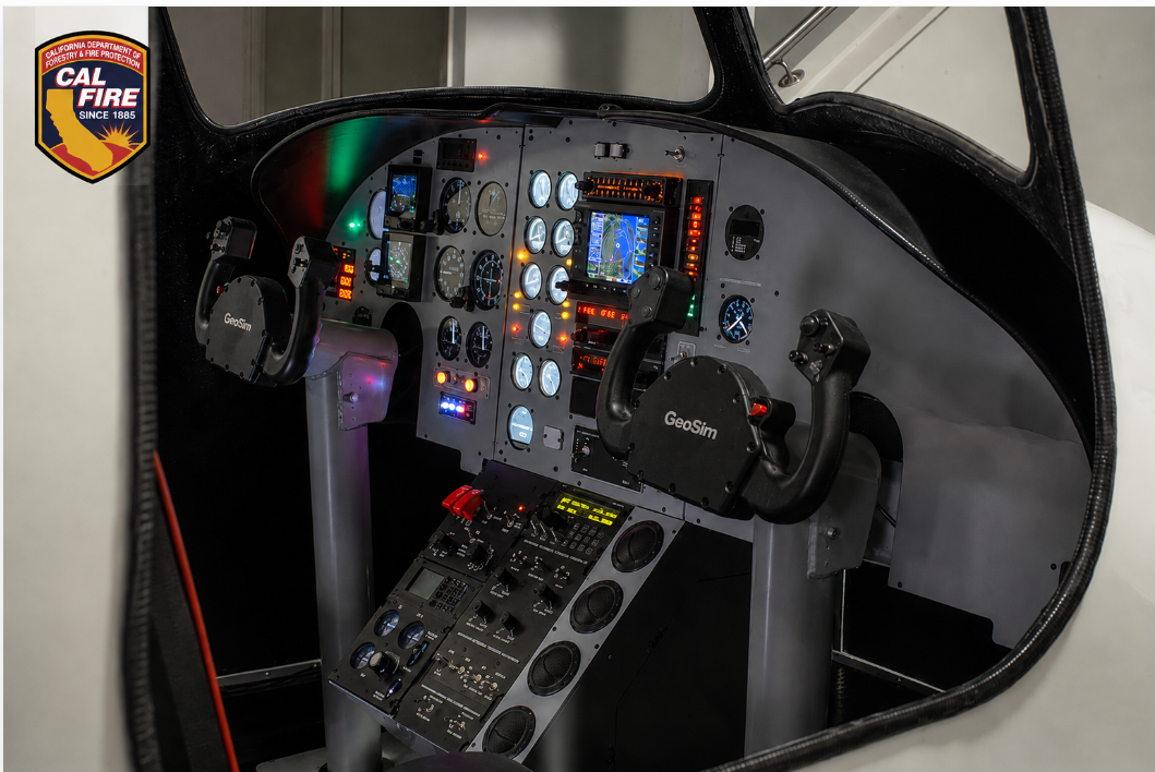 GeoSim Develops S-2T Tracker Simulator for CAL FIRE GeoSim Develops S-2T Tracker Simulator for CAL FIRE